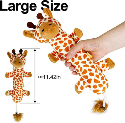 TTcat Catnip Silvervine Matatabi Pillow for Cats &amp; Kittens,Cat Kicker Toy,Crinkle Sound Toy,Large Size Cat Pillow Soothing Plush(Giraffe).