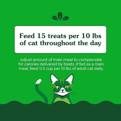 Greenies Feline Smartbites Skin &amp; Fur Crunchy and Soft Cat Treats, Chicken Flavor, 4.6 oz. Pack