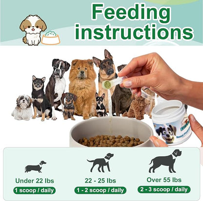 Dog Dental Powder - Dog Teeth Cleaning Powder,Pet Breath Freshener for Teeth Cleaning,Tartar Remover &amp; Reduces Plaque &amp; Bad Breath,Dental Care Supplies for Dogs Cat-Beef Flavor 50g