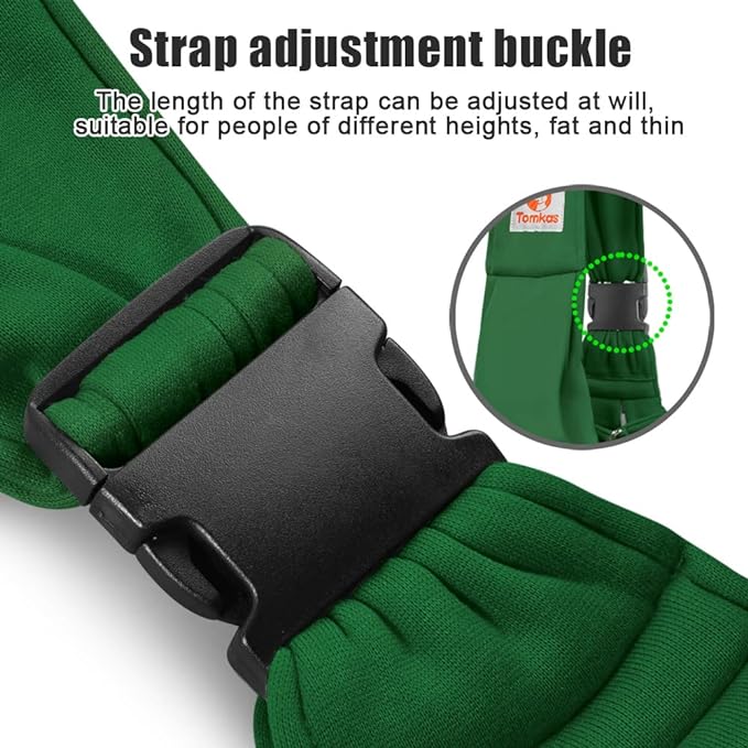 Tomkas Dog Sling Carrier for Small Dogs Puppy Carrier for Small Dogs (Emerald Green, Adjustable Strap &amp; Zipper Pocket)
