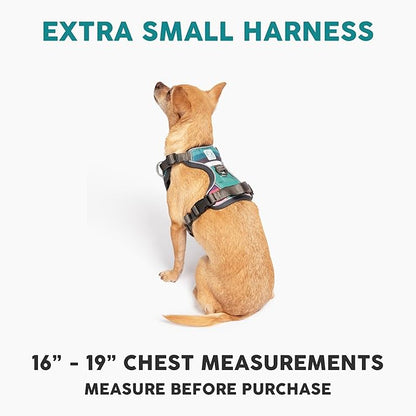 Embark Adventure Dog Harness, No-Pull Reflective Trim Dog Harness for Small, Medium &amp; Large Dogs - Heavy Duty Oxford, 2 Leash Clips &amp; Gel Lined Handle. Soft &amp; Padded Puppy Dog Vest for Any Breed