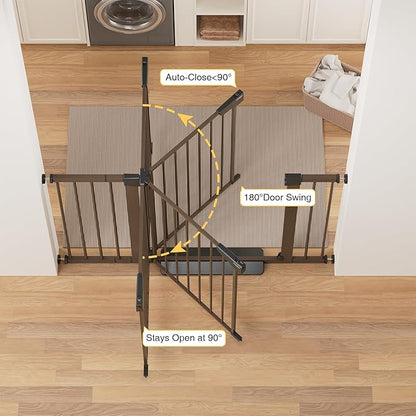 Cumbor 29.7-48" Baby Gate for Stairs, Mom&