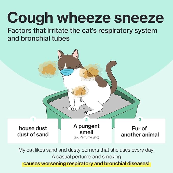 Dr.by Cat Breath Bronchial Supplements Cat Sneezing Treatment Asthma Cold Cough Nose Relief Respiratory&amp;Immune Support with TF-343-30 lickable Formula Individually Packaged, Chicken (1 Pack (8.5OZ))