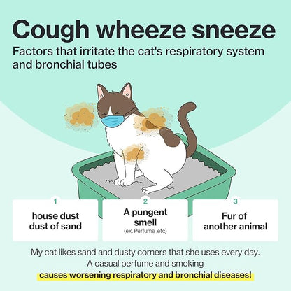 Dr.by Cat Breath Bronchial Supplements Cat Sneezing Treatment Asthma Cold Cough Nose Relief Respiratory&amp;Immune Support with TF-343-30 lickable Formula Individually Packaged, Chicken (1 Pack (8.5OZ))