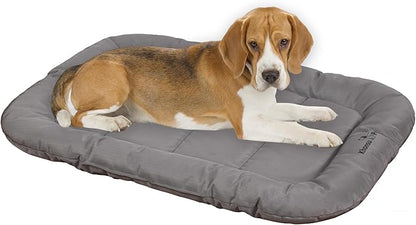 KHONSU PET Durable Dog Bed Tough and Tear Proof Dog Crate Bed, 800lbs Tear Strength PVC-Backed Waterproof Ped Bed Mat Indoor &amp; Outdoor Use for Dogs up to 35 lbs