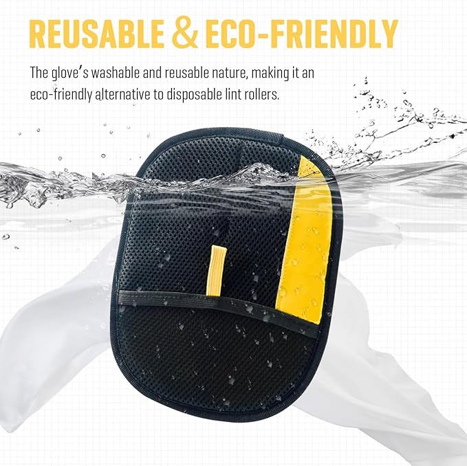 Pet Hair Removal Glove-2 Pack Reusable Electrostatic Pet Hair Remover Glove, Pet Hair Removal Tool for Cats &amp; Dogs - Suitable for Couch, Clothing, Carpet, Furniture, Car Seats