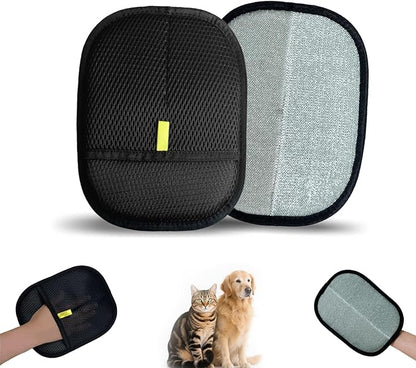 Pet Hair Remover Glove, Cat &amp; Dog Grooming Glove, Electrostatic Pet Hair Remover Glove,Upgraded Fur Removal Tool for Furniture, Carpet, Couch, Car Seat (1pc)
