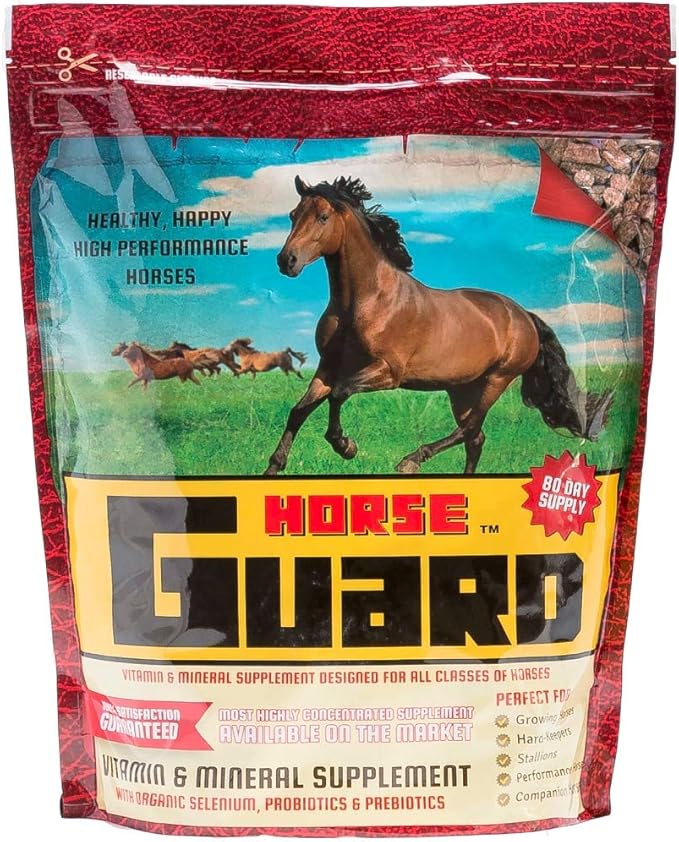 Horse Guard 10 lb, Equine Vitamin Mineral Supplement with Organic Selenium &amp; Vitamin E