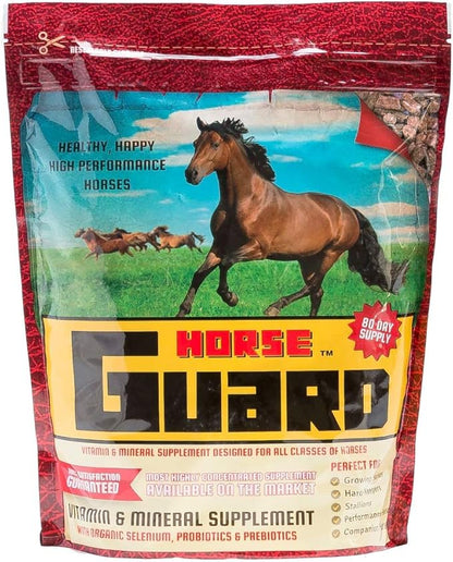 Horse Guard 10 lb, Equine Vitamin Mineral Supplement with Organic Selenium &amp; Vitamin E