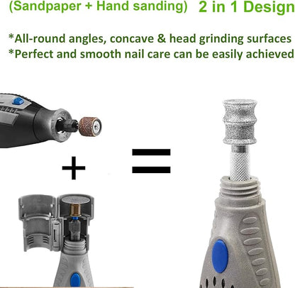 Jumbo+60 Diamond Dog Nail for Dremel, Screw-Mounted Mode Nail Dremel Tool for Dogs, Especially Suitable for Long-Haired Dogs, Dremel Polishing Bits, Animals Nail Care &amp; Home Grinder Tools