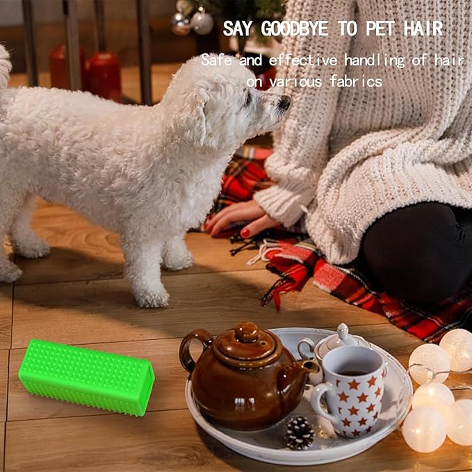 2pcs Pet Hair Remover, Car Carpet Cleaner for Dog &amp; Cat Hair, Interior, Furniture, Sofa
