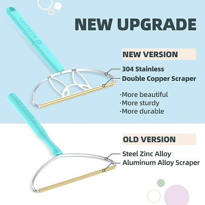 Flex MAX &amp; Pro Pet Hair Remover Kit by LINTPLUS - Dog &amp; Cat Hair Removal Tool for Furniture, Carpets, Rugs &amp; Couches - Easy to Use, Reusable Carpet Scraper for Pet Hair