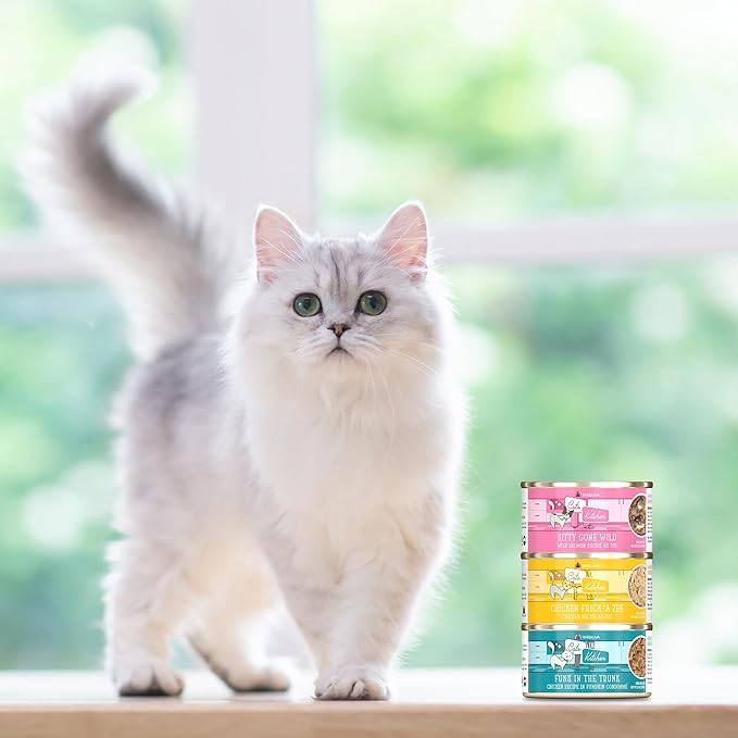 Weruva Cats in The Kitchen, Two Tu Tango with Sardine, Tuna &amp; Turkey Au Jus Cat Food, 6oz Can (Pack of 24)