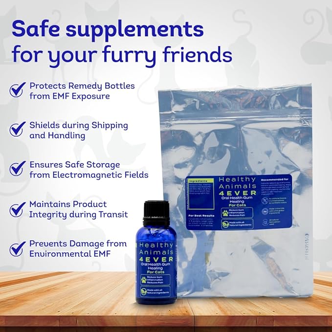 HA4E - Cat Oral Health - Relieves Inflammation, Soothes Pain &amp; Fights Gum Disease - Natural, Non-GMO, Organic, Gluten-Free &amp; Chemical-Free - 300 Tablets
