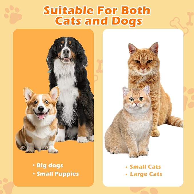 Dog Toothbrush, Dogs Tooth Brushing Kit, Cat Tooth Brush for Small to Large Dogs &amp; Puppies, 2Pack Double Finger Toothbrush for Dog Teeth 360 Cleaning &amp; Dental Care