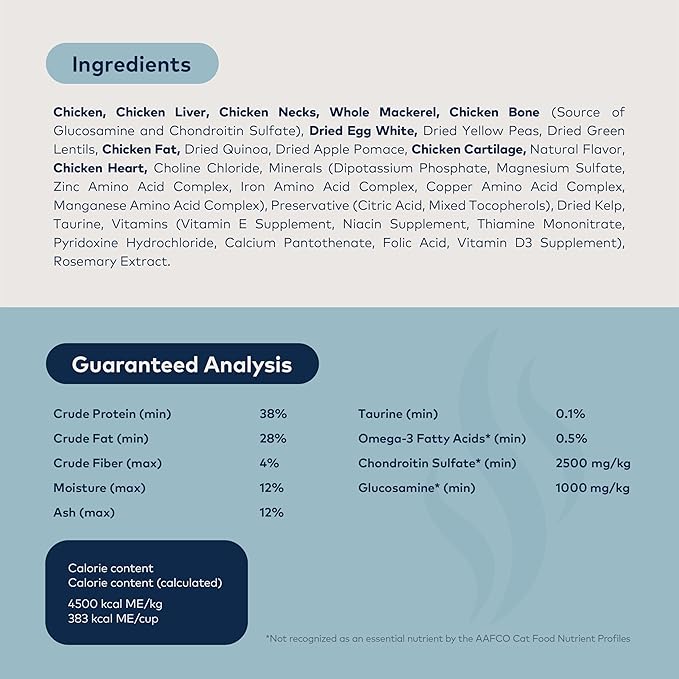 ZIWI Peak Steam &amp; Dried Cat Food – Cage-Free Chicken w/Whole Mackerel - High Protein, Skin &amp; Coat Health, Low Carb, for All Life Stages (78.4oz)
