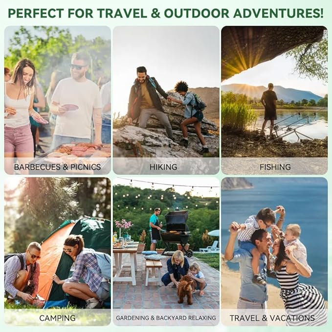 30 PCS Mosquito Repellent Wipes, Individually Wrapped Insect Repellent Wipes Made of Natural Plant-Based Essential Oils, Safe &amp; Effective Insect Protection Perfect for Outdoor Activities, Long-Lasting