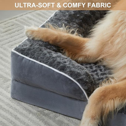 WNPETHOME Dog Beds for Large Sized Dogs, Washable Orthopedic Dog Couch Sofa Bed with Waterproof Lining &amp; Non-Skid Bottom for Pet Sleeping