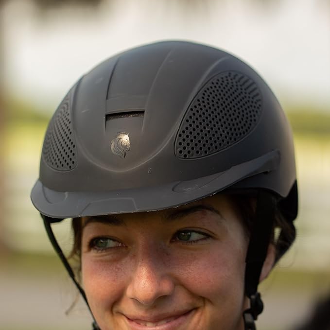 Equinavia Skylar Horse Riding Helmet – Lightweight Equestrian Helmet with Airflow Vents, Adjustable Dial &amp; Removable Liner, ASTM F1163-23/SEI Certified