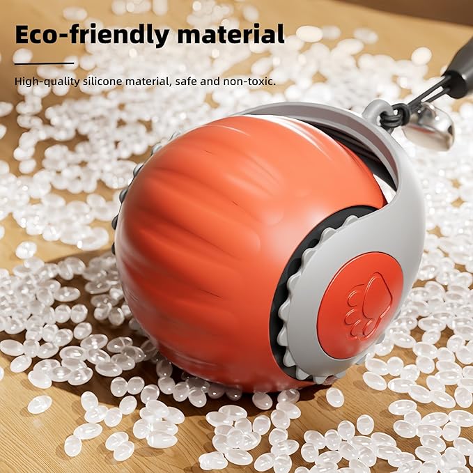 Upgraded ‘Racing Tail 5.0 ’Indoor Cat Interactive Toy: Sensor Cat Teasing Ball, Pet Electronic Chasing and Exercise Toy, Specially Designed for Bored Cats, Two Modes &amp; One-Click Switching (2 pcs)