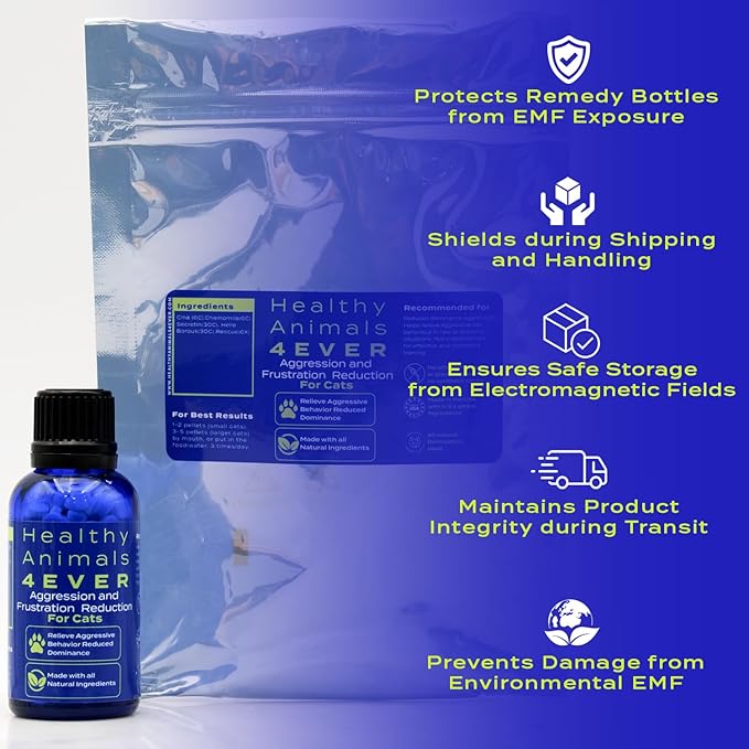 HealthyAnimals4Ever HA4E - Calming Tablets for Stressed and Aggressive Cats - Reduce Cat Aggression &amp; Promote Relaxation - All-Natural, Homeopathic Remedy - 300 Tablets