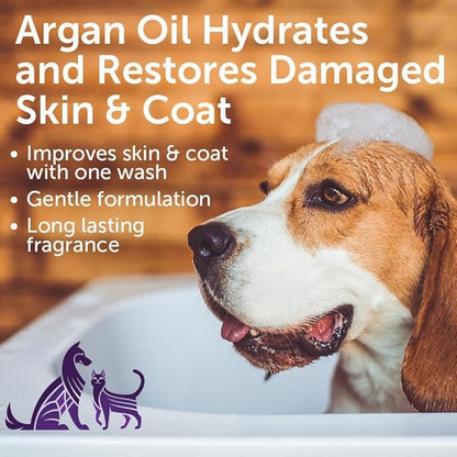 Nootie - Pet Shampoo for Sensitive Skin - Revitalizes Dry Skin &amp; Coat - Natural Ingredients - Gentle Dog Shampoo - Cleans &amp; Conditions