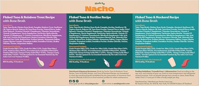 Made by Nacho Flaked Filets Recipe in Bone Broth, Grain-Free Chef&
