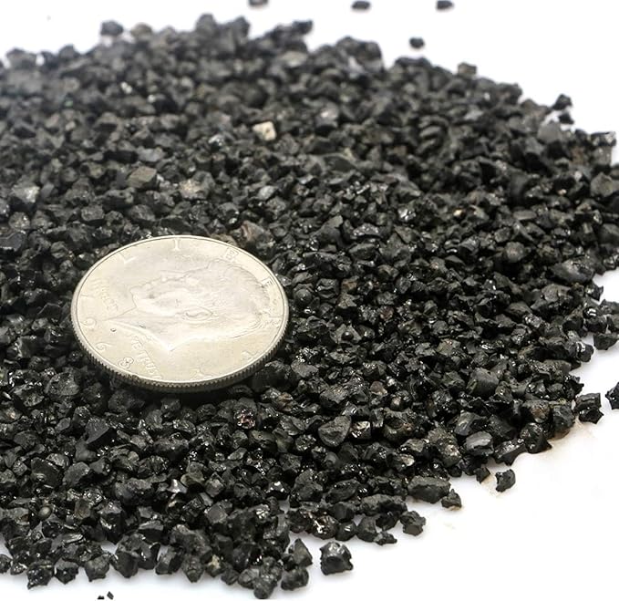 TOYPOPOR 6lb Succulents and Cactus Black Sand, Décor &amp; Additive Tiny Stones, DIY Rocks Gravel, Decorative Pebbles for Bonsai, Fairy Gardening, Terrarium, Vases Fillers, Top Dressing