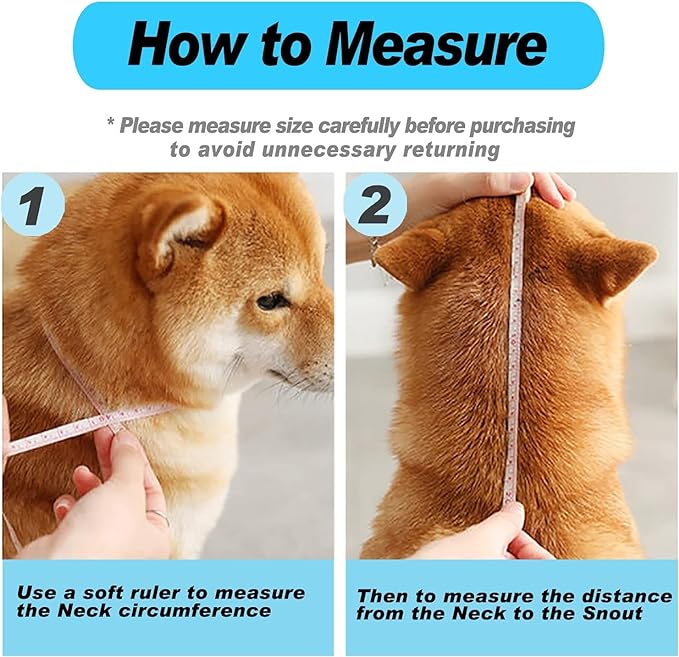 Supet Dog Cone Collar Adjustable After Surgery, Comfortable Pet Recovery Collar &amp; Cone for Large Medium Small Dogs, Elizabethan Dog Neck Collar Plastic Practical