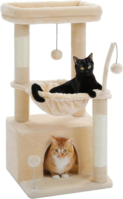 PEQULTI 4-in-1 Cat Tree, 33&