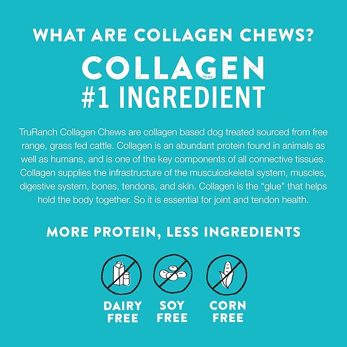 Collagen Rolls - 9" Collagen Rolls for Dogs - Long Lasting Healthy Joint Support - Rawhide Alternative - Skin &amp; Coat Health - Made with Real Peanut Butter, Value Pack, 15 Bags, 45 Count
