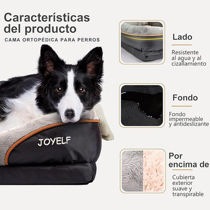 JOYELF XXLarge Memory Foam Dog Bed, Orthopedic Dog Bed &amp; Sofa with Removable Washable Cover for Large Dogs