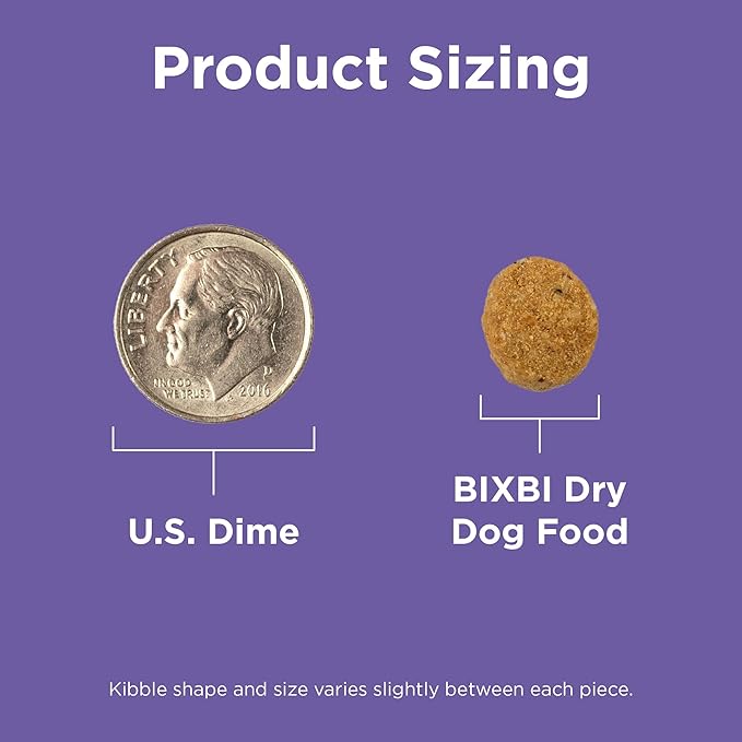 BIXBI Rawbble Dry Dog Food, Lamb, 4 lbs - USA Made with Fresh Meat - No Meat Meal &amp; No Corn, Soy or Wheat - Freeze Dried Raw Coated Dog Food - Minimally Processed for Superior Digestibility