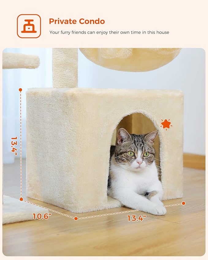PEQULTI Small Cat Tree, [28.5&