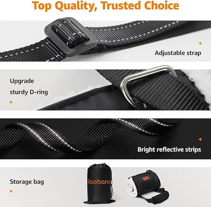 LOOBANI Portable Dog Sling for Back Legs, Hip Support Harness to Help Lift Rear for Canine Aid Old K9 Cruciate Ligament Rehabilitation