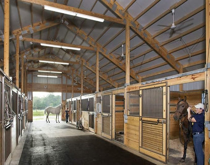 American Floor Mats - Horse/Stable Mats - Heavy Duty Stall Mats - Thick, Durable Rubber Flooring Solid Black 1/2" Thick – 4&