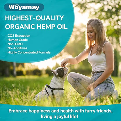 Camling Oil for Dogs and Cats - Camling Oil Drops Rich in Omega 3, 6, 9 and Organic Extract Helps Pets with Аnxiеty &amp; Strеss, Hip &amp; Joint, Skin &amp; Coat Support (4 Pack)