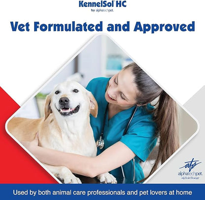 ATP KennelSol 1-Step Kennel Cleaner - 5 Gallons Liquid Disinfectant, Effective Against Bacteria and Viruses, Deodorizer Wintergreen Scent by Alpha Tech Pet
