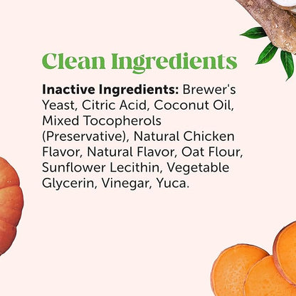 Max Strength Probiotics for Dogs - Super Pooper Dog Stool Hardener with Fiber &amp; Digestive Enzymes, Reduce Occasional Diarrhea for Firm Perfect Poops (90 Ct)