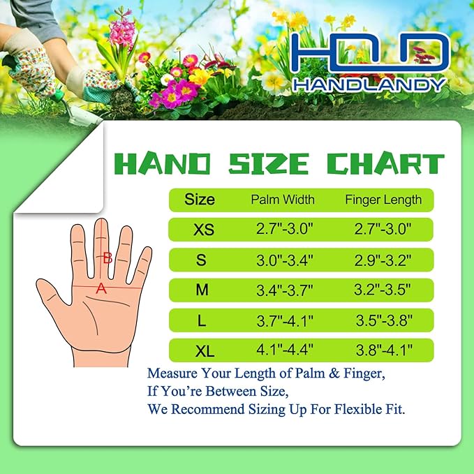 HANDLANDY Long Gardening Gloves for Men &amp; Women, Cowhide Leather Rose Pruning Gloves- Breathable &amp; Durable Gauntlet Glove (Large, Brown)