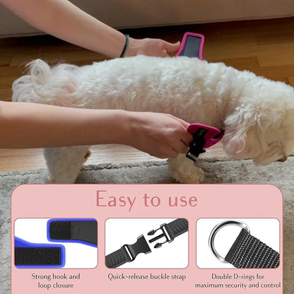 Comfort Fit Dog Harness Soft Padded No Pull Harness with Adjustable Buckles for Small Medium Large Dogs Step in Pet Vest with Easy Control Handle for Walking Jogging Running Training Dogs &amp; Puppies