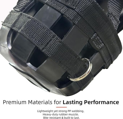 BARN &amp; STABLE Horse Grazing Muzzle Halter for Easy Breathe, Comfortable Professional Horse Muzzle Grazing with Adjustable Straps, Velcro and Buckles, Suitable for Precaution of Laminitis