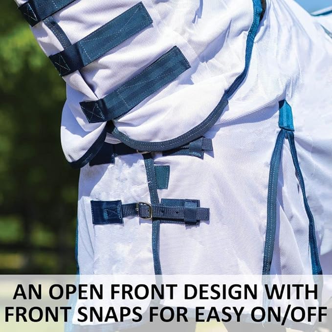 Schneiders Soft Interlock Mesh II Horse Fly Sheets | Superior UV &amp; Insect Protection | Versatile Euro Fit Option | Reflective Safety Design