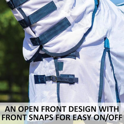 Schneiders Soft Interlock Mesh II Horse Fly Sheets | Superior UV &amp; Insect Protection | Versatile Euro Fit Option | Reflective Safety Design