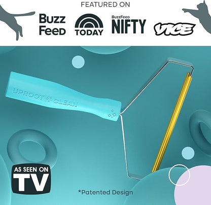 Uproot Cleaner Pro Pet Hair Removal Tool -2 Pack-Special Dog Hair Remover Multi Fabric Edge and Carpet Rake by Uproot Clean-Cat Fur Remover for Couch, Pet Towers, Rugs, Cat Mats and Trunks &amp; Much More
