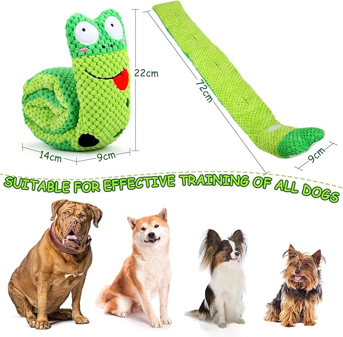 Squeak Dog Toys for Stress Release &amp; Boredom Relief, Dog Puzzle IQ Training, Snuffle Foraging Instinct Training - Suitable for Small, Medium &amp; Large Dogs