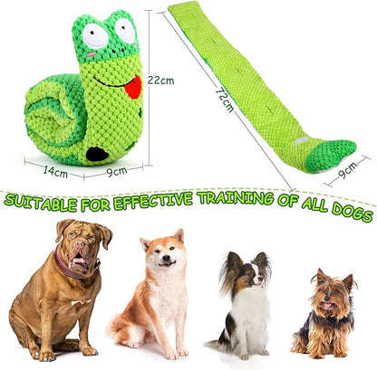 Squeak Dog Toys for Stress Release &amp; Boredom Relief, Dog Puzzle IQ Training, Snuffle Foraging Instinct Training - Suitable for Small, Medium &amp; Large Dogs
