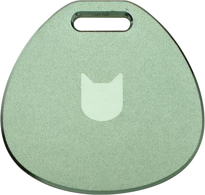 Safety Cat Collar and ID Tag Set, Elastic Quick Release Non Breakaway Collar, Personalized Aluminum Engraved Pet Name Tag, Lightweight for Kitten Small Large Cats (Alpine+Olive-M, Pocket)