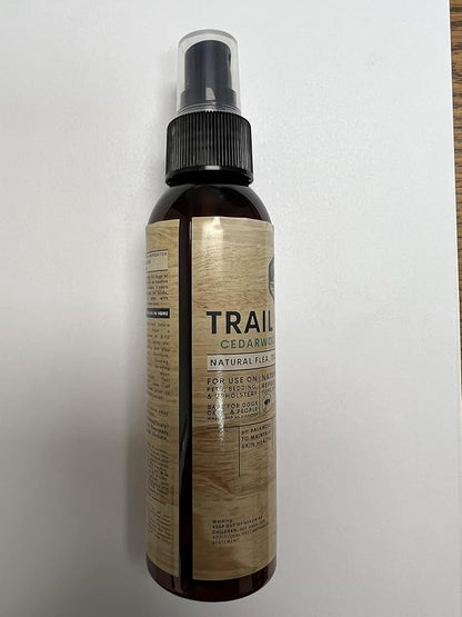 Trail Guard Natural Extra Strength Insect, Flea and Tick Spray for Dogs, Cats, People &amp; Home (2Pack 4oz, Cedarwood &amp; Rosemary)