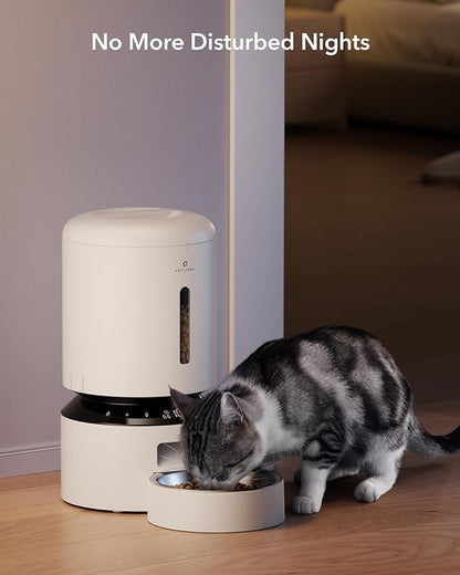 PETLIBRO Automatic Cat Feeder, Automatic Dog Feeder with Freshness Preservation, 5L Timed Cat Feeders for Dry Food, Up to 6 Meals Per Day, Granary Pet Feeder for Cats/Dogs